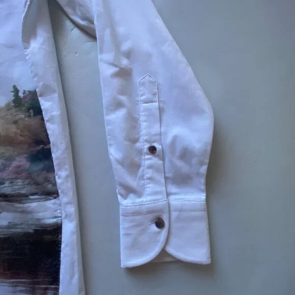 NEW Mens Cremieux Long Sleeve Button Down Shirt Cotton Down East String - Picture 4 of 10